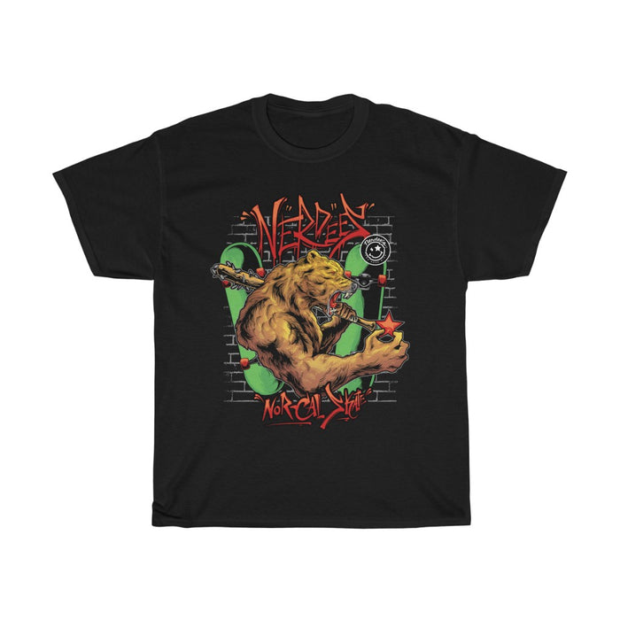 Nerdee's "The Cali Bear" (Design 01) - Unisex Heavy Cotton Tee
