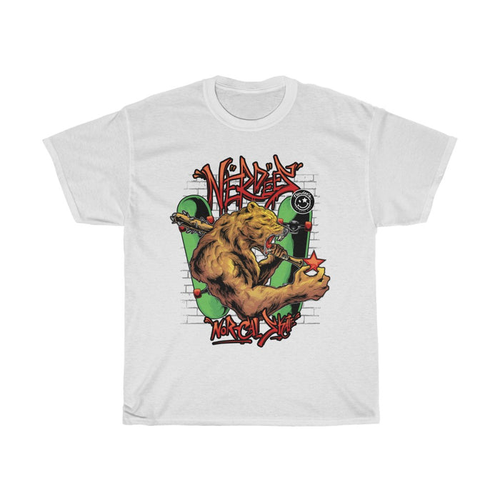 Nerdee's "The Cali Bear" (Design 01) - Unisex Heavy Cotton Tee