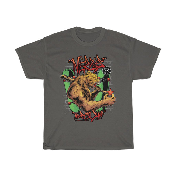 Nerdee's "The Cali Bear" (Design 01) - Unisex Heavy Cotton Tee