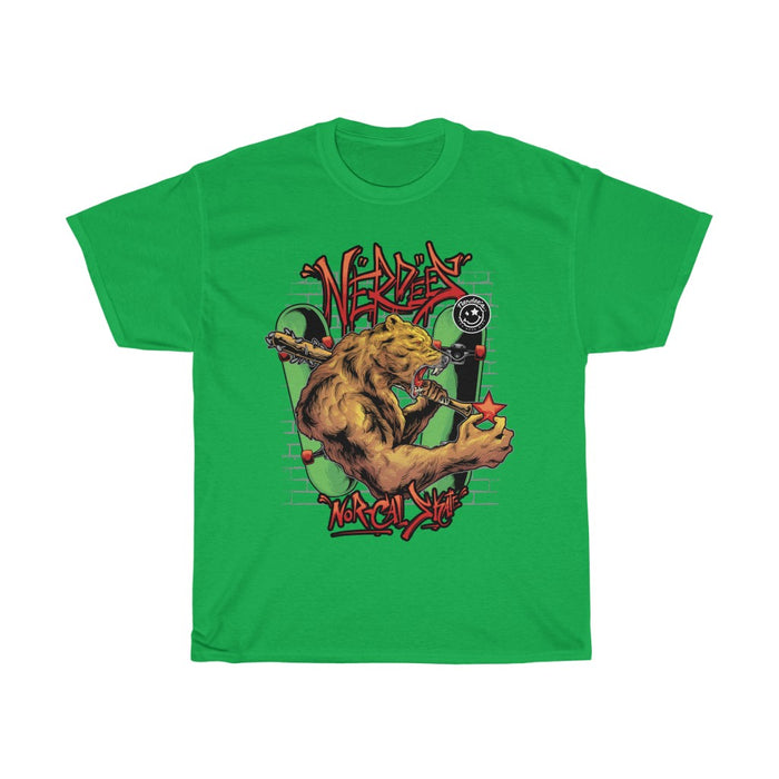 Nerdee's "The Cali Bear" (Design 01) - Unisex Heavy Cotton Tee