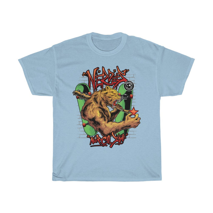 Nerdee's "The Cali Bear" (Design 01) - Unisex Heavy Cotton Tee