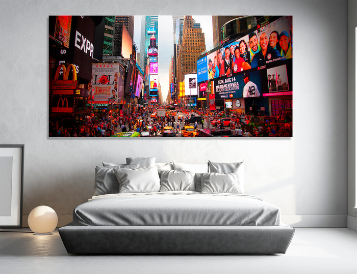 New York Lights City Canvas Print #9031