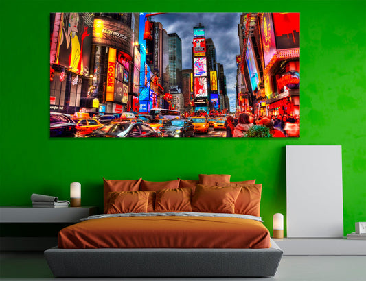New York Street Canvas Print #9030