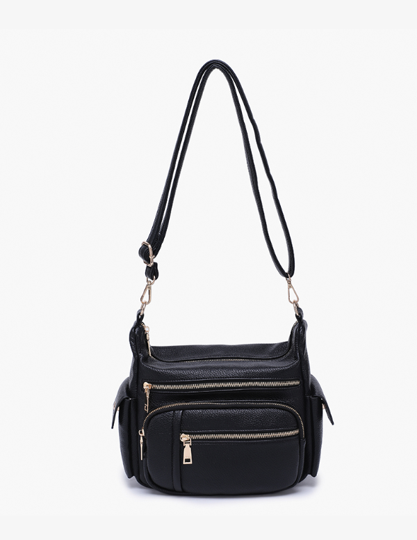 Nicole Multi-Zip Crossbody (new colors)