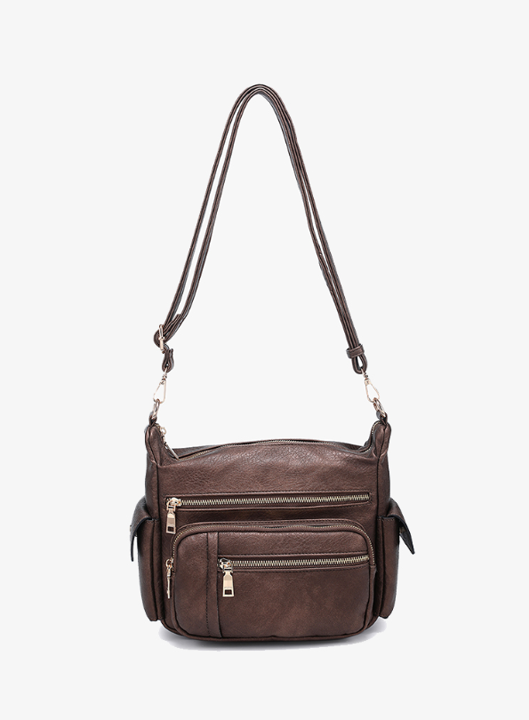 Nicole Multi-Zip Crossbody (new colors)