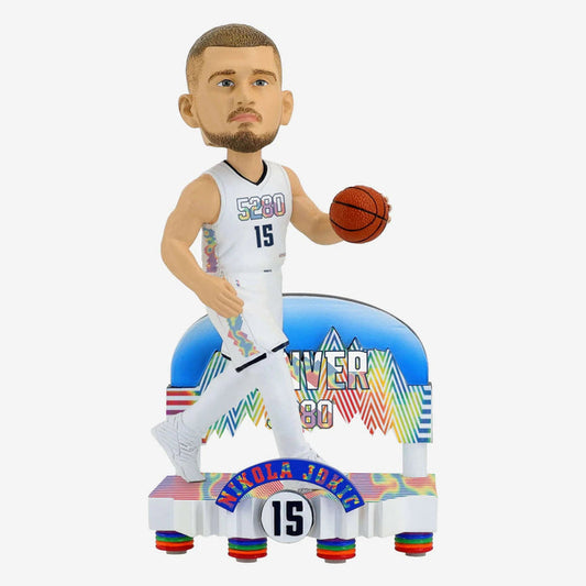 Nikola Jokic Denver Nuggets 2025 City Jersey NBA Basketball Bobblehead
