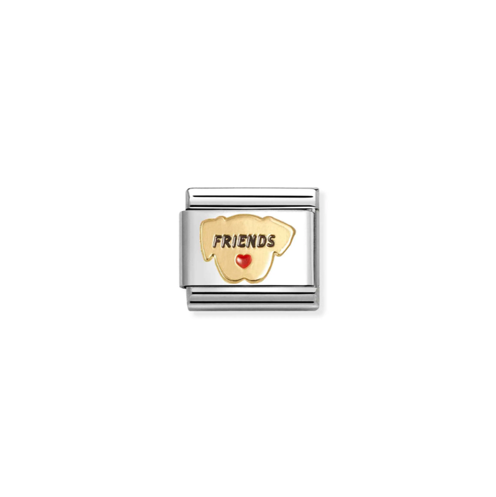 Nomination Classic 18K Gold Dog Friends Charm