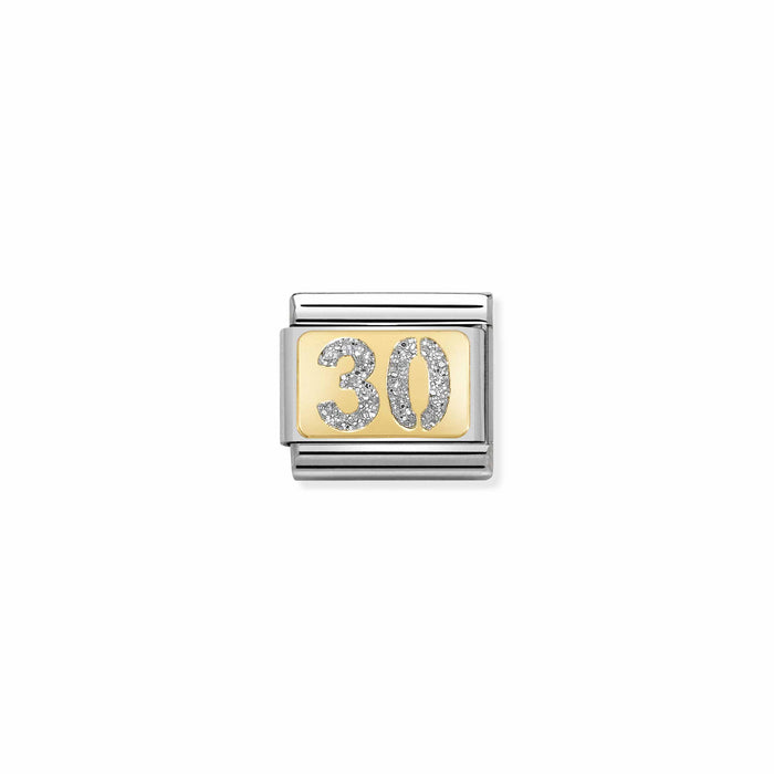 Nomination Classic Link Glitter Charm - 30