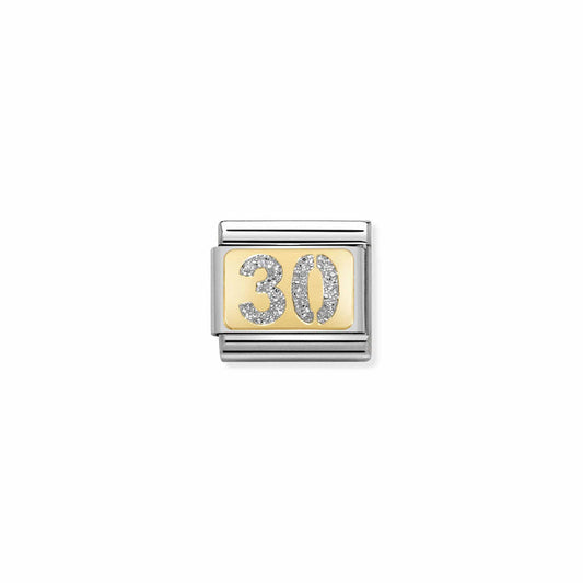 Nomination Classic Link Glitter Charm - 30