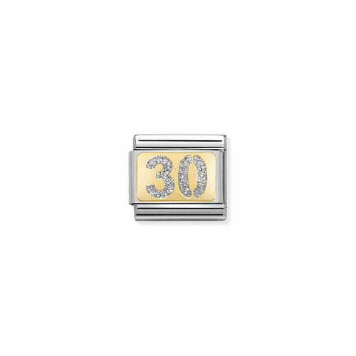 Nomination Classic Link Glitter Charm - 30