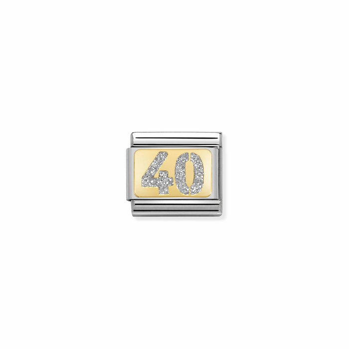 Nomination Classic Link Glitter Charm - 40