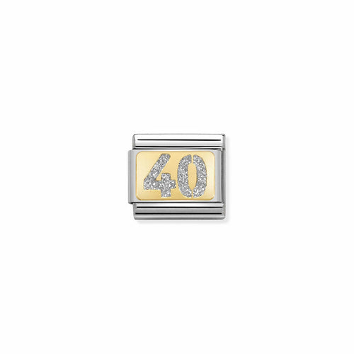 Nomination Classic Link Glitter Charm - 40