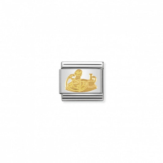 Nomination Classic Link Gold Fantasia Caterpillar Charm