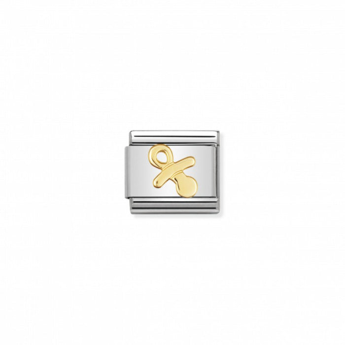 Nomination Gold Pacifier Dummy Charm