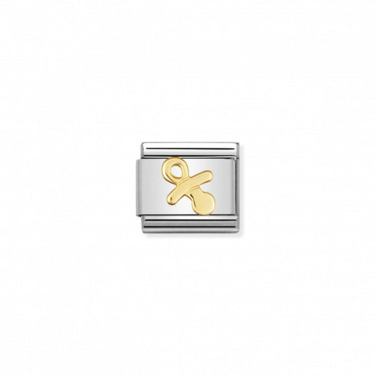 Nomination Gold Pacifier Dummy Charm