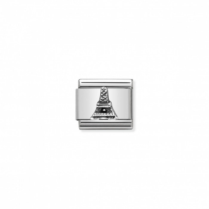 Nomination Classic Link Monuments Relief Silver Eiffel Tower