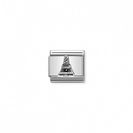 Nomination Classic Link Monuments Relief Silver Eiffel Tower
