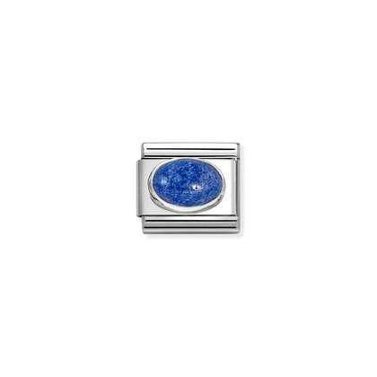 Nomination Classic Silver Charm - Lapis