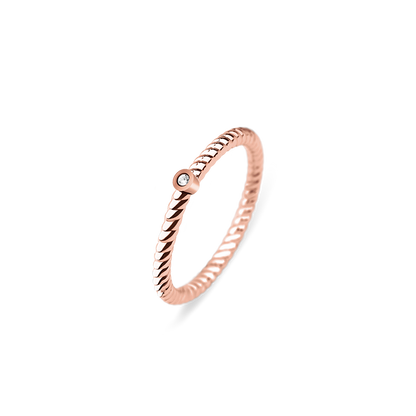 Ring North Star Roségold