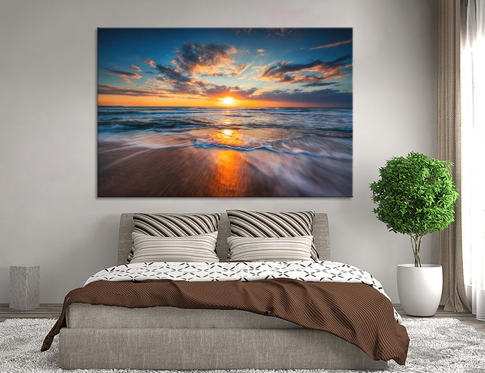 Ocean Sunset Canvas Print