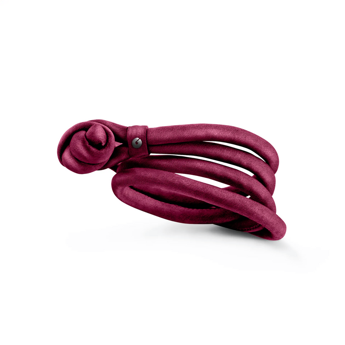 Ole Lynggaard Seidenarmband bordeaux | A2544-010
