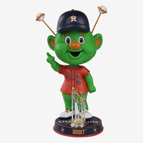 Orbit Houston Astros 2022 World Series Champions Orange Bighead Bobblehead