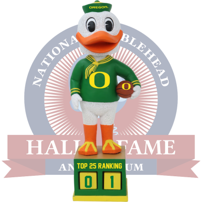 Oregon Ducks Basketball Top 25 Ranking Tracker Bobblehead