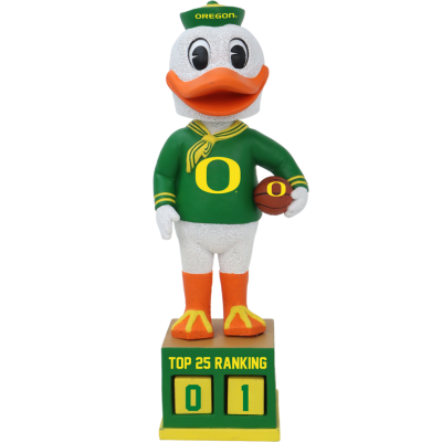 Oregon Ducks Basketball Top 25 Ranking Tracker Bobblehead