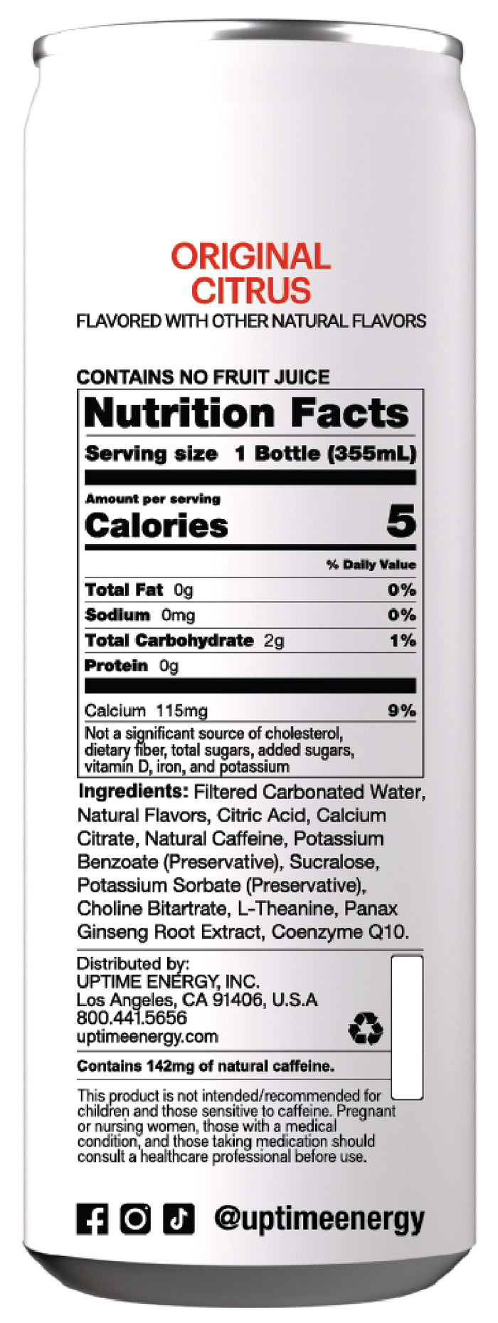 Original Citrus Zero Sugar 12 Pack