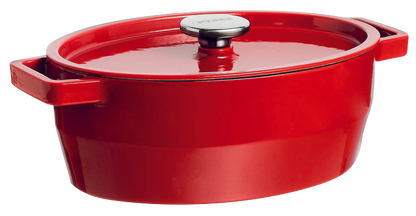 Oval cast iron casserole dish - SlowCook