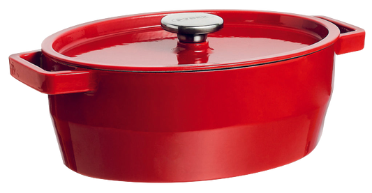 Oval cast iron casserole dish - SlowCook