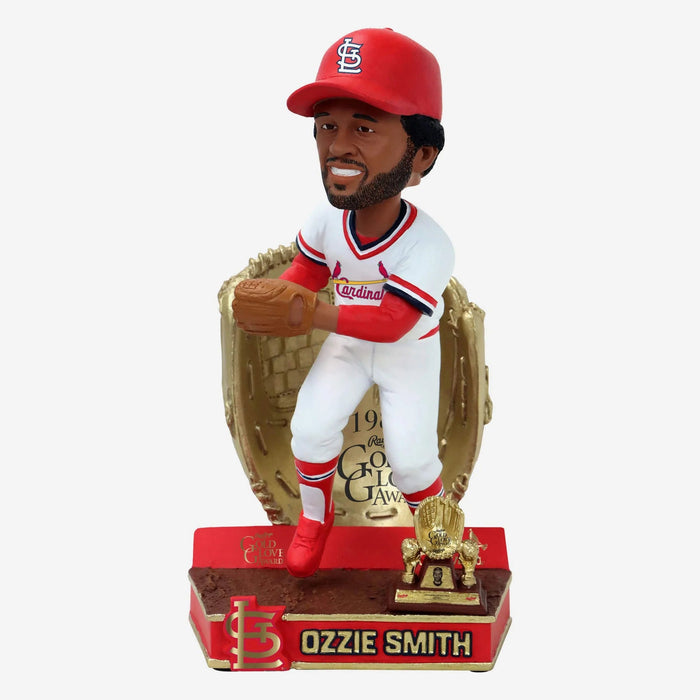Ozzie Smith St. Louis Cardinals 1982 Gold Glove MLB Baseball Bobblehead