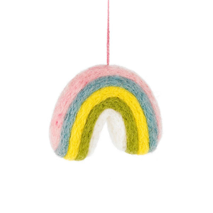 Pastel Rainbow Felt Decoration