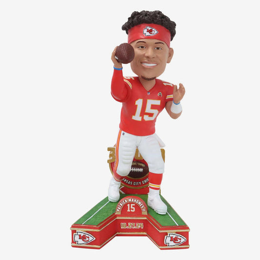 Patrick Mahomes Kansas City Chiefs 30,000 Career Passing Yards Bobblehead