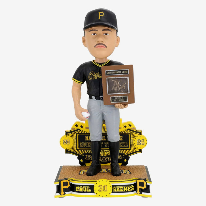 Paul Skenes Pittsburgh Pirates 2024 Rookie Of The Year MLB Baseball Bobblehead