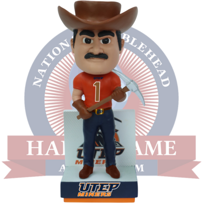 Paydirt Pete UTEP Miners Mascot Bobblehead