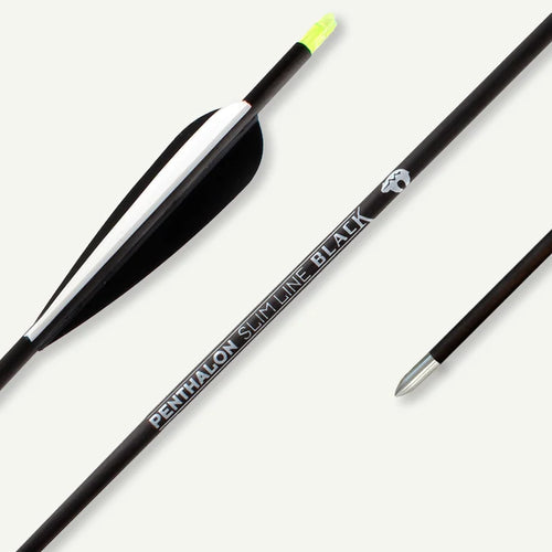 Penthalon Carbonpfeile Slim Line Black Fletches 400
