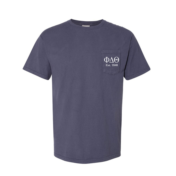 Phi Delta Theta Short Sleeve Pocket Tee