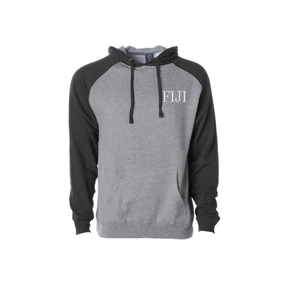 Phi Gamma Delta Raglan Hooded Sweatshirt