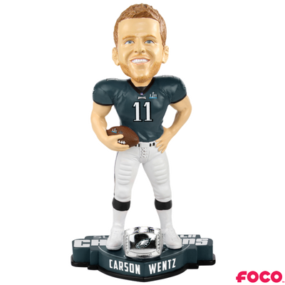 Carson Wentz Philadelphia Eagles Super Bowl LII Champions Bobblehead