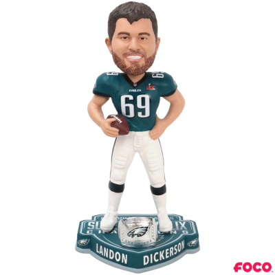 Philadelphia Eagles Super Bowl LIX 59 Champions Bobbleheads