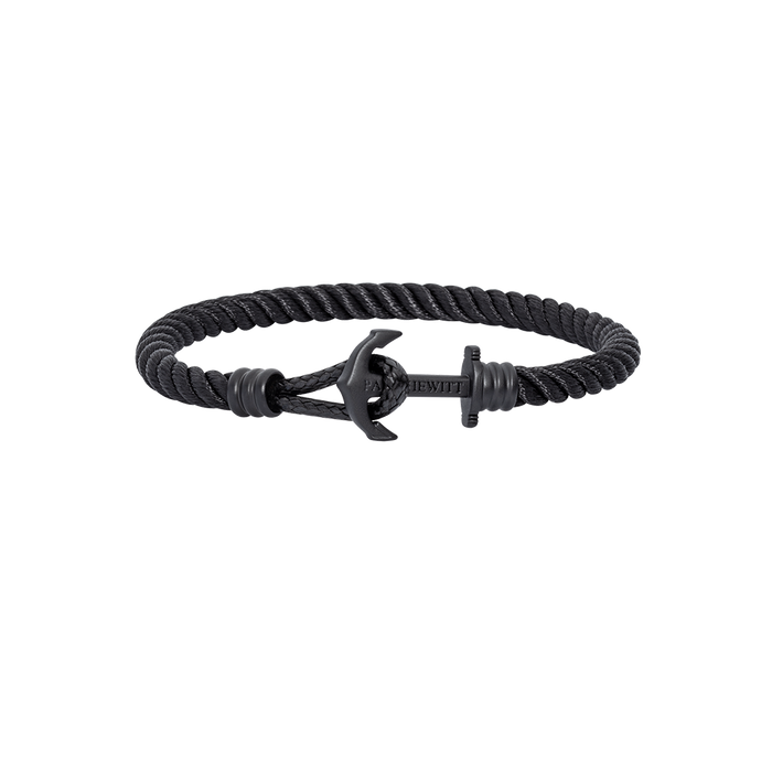Ankerarmband Phrep Lite Schwarz Nylon Schwarz