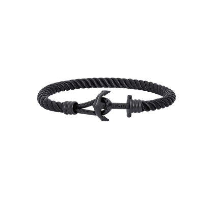 Ankerarmband Phrep Lite Schwarz Nylon Schwarz