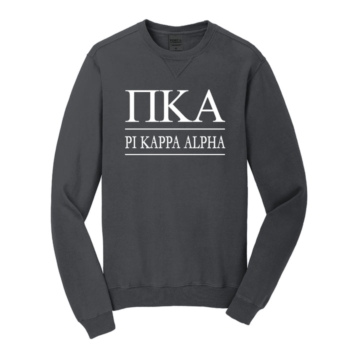Pi Kappa Alpha Beach Washed Crewneck Sweatshirt