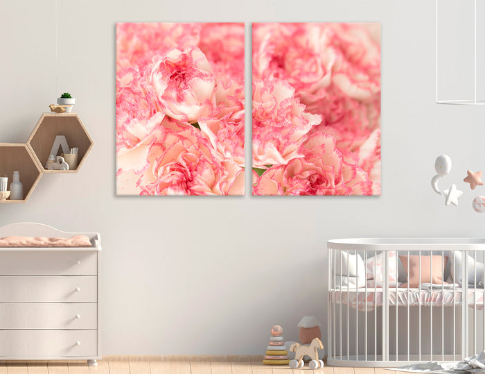 Pink Carnations Canvas Print #7557
