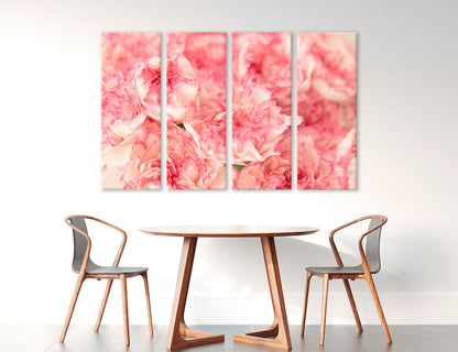 Pink Carnations Canvas Print #7557