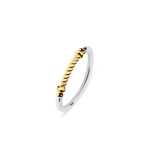 Ring Portside Gold Silber