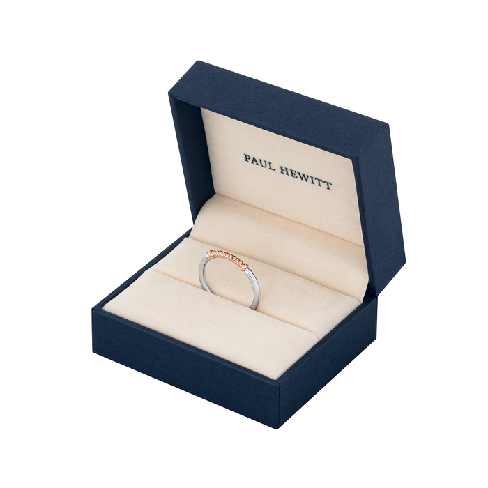 Ring Portside Roségold Silber