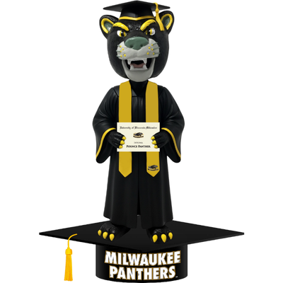 Pounce Panther Milwaukee Panthers Mascot Graduation Bobblehead (Presale)