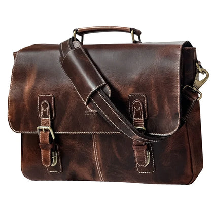 Leather Saddle Bag